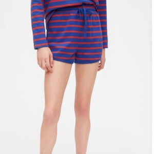 NWT GAP | Red and Blue Striped Retro Lounge Shorts | XS